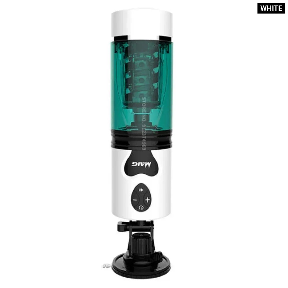 Automatic Telescopic Rotating Masturbator Cup for Men Realistic Vagina Voice Adult Product for 18-5