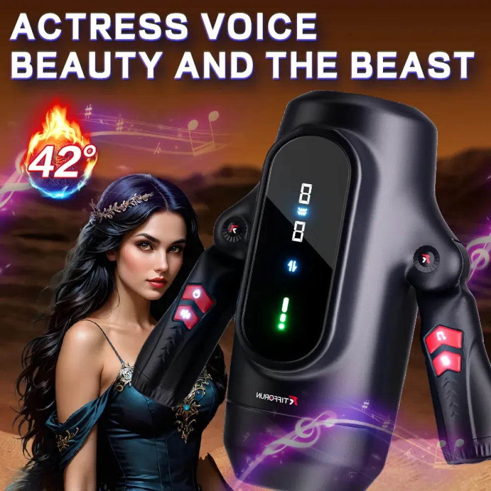 Automatic Telescopic Vibrator for Men Pocket Pussy for Penis Stimulation-4