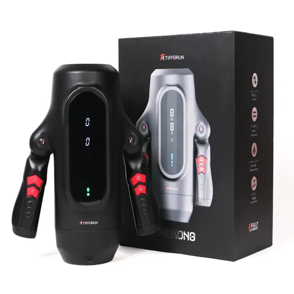 Automatic Telescopic Vibrator for Men Pocket Pussy for Penis Stimulation-0