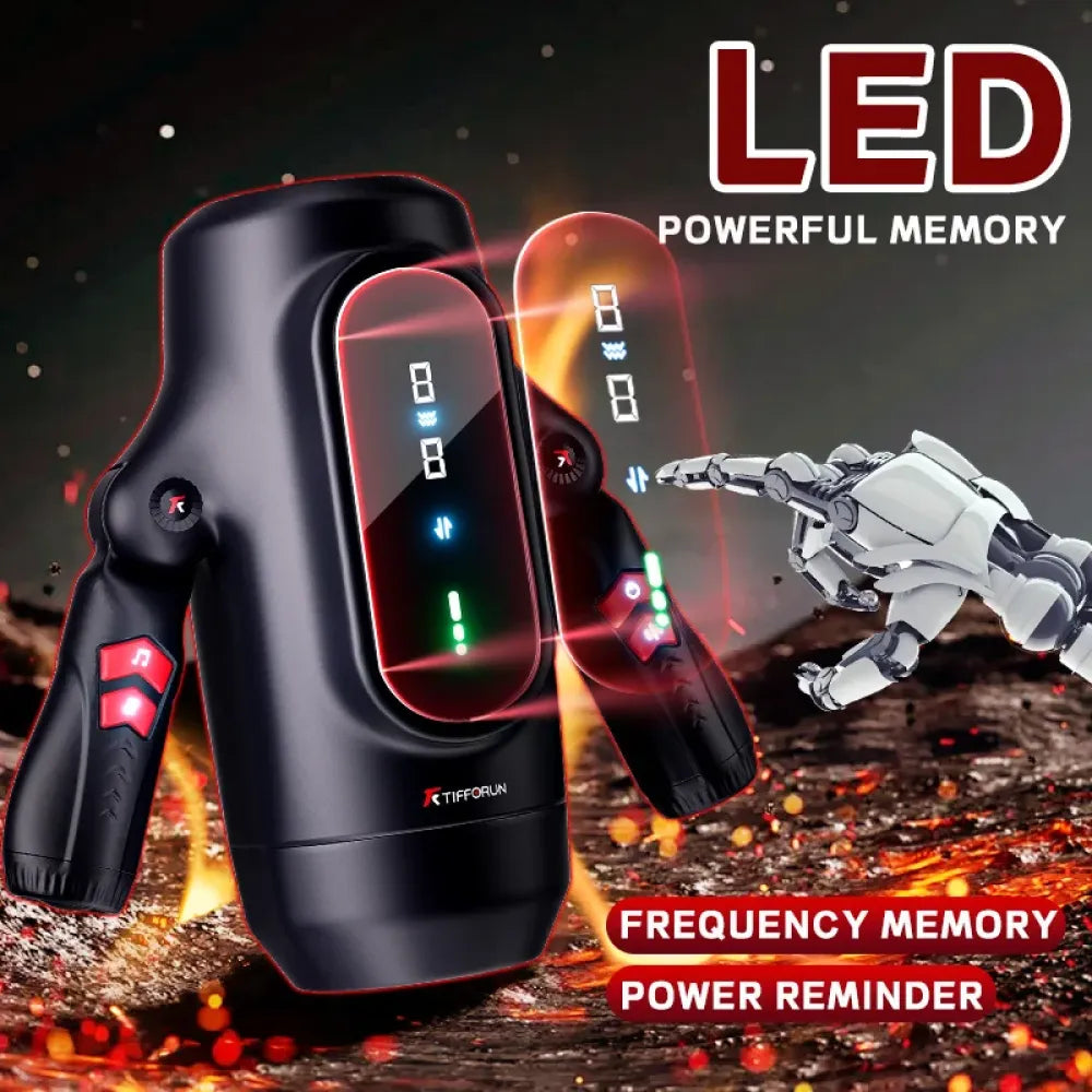 Automatic Telescopic Vibrator for Men Pocket Pussy for Penis Stimulation-2