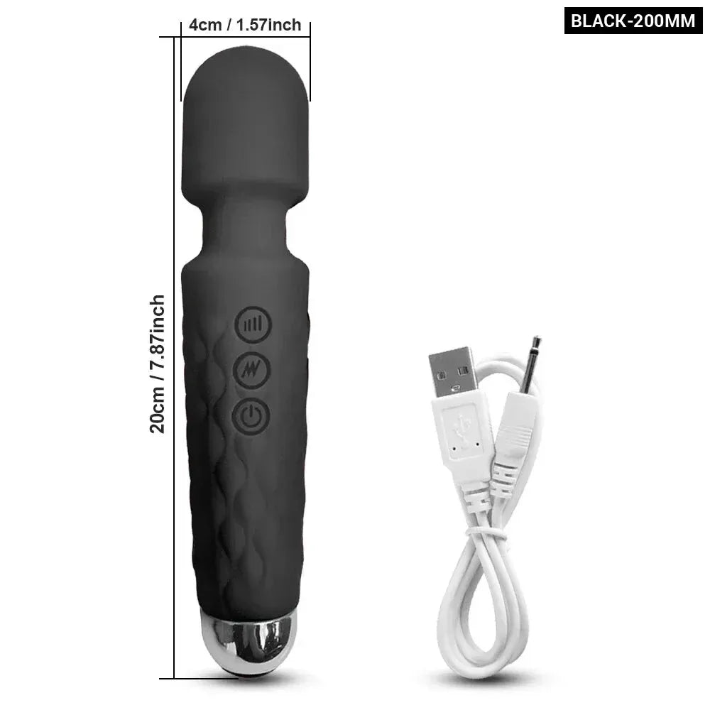 Av Wand Vibrator for Women Stimulator Breast Massager Female Masturbator-8