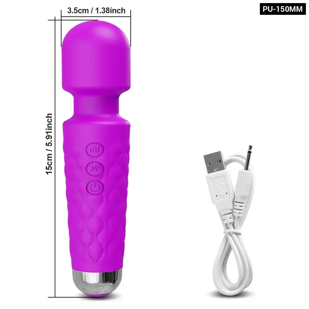 Av Wand Vibrator for Women Stimulator Breast Massager Female Masturbator-5
