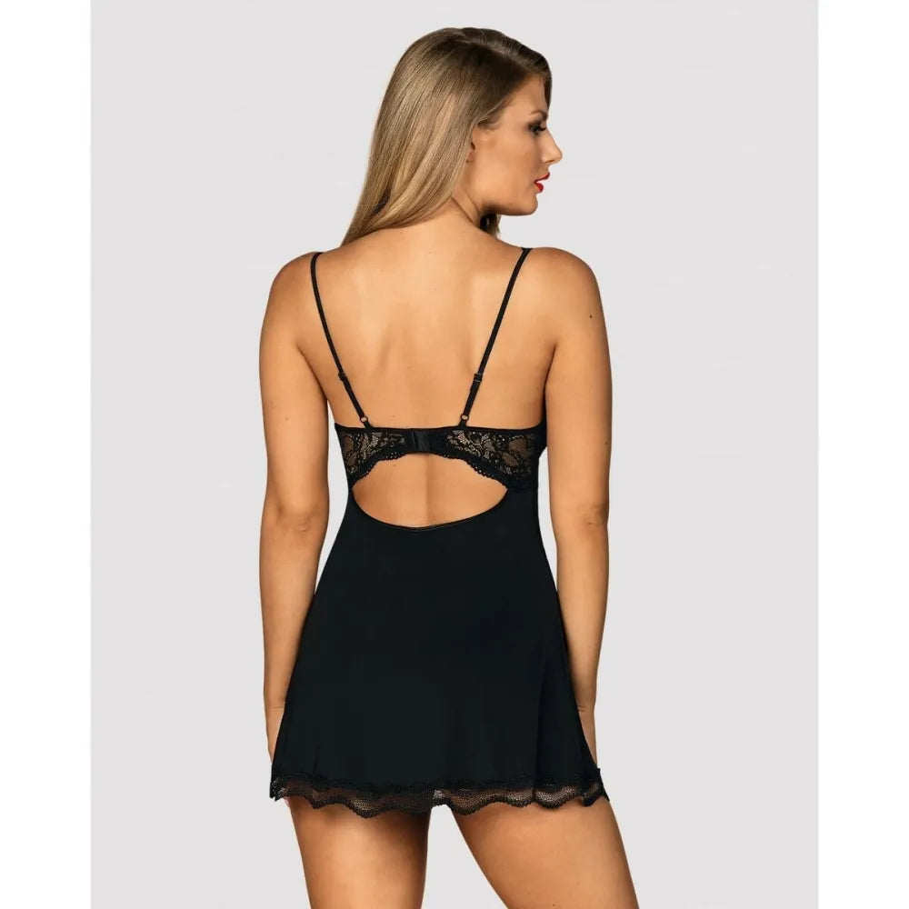 Babydoll By Obsessive Luvae Black S/M-2