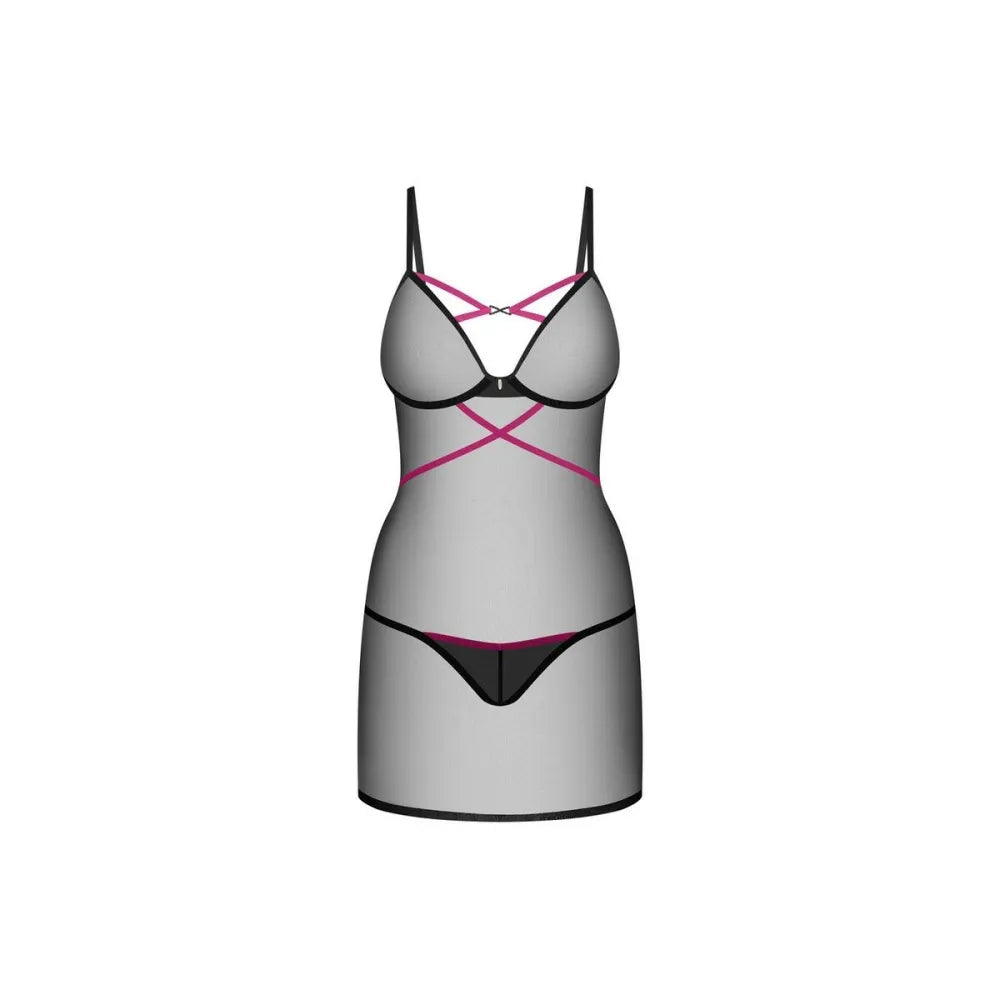 Babydoll & Thong 5 By Obsessive 20 15 Xl/Xxl-3