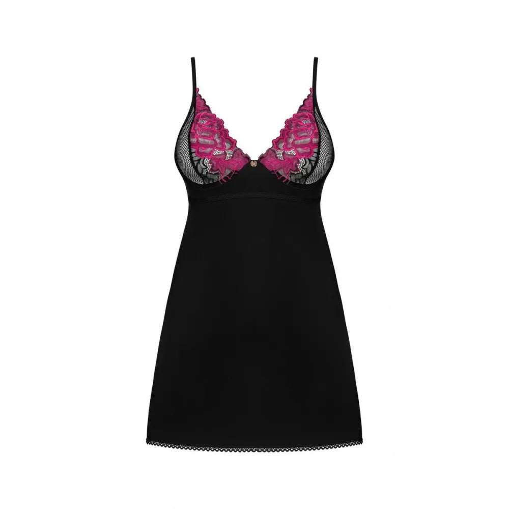 Babydoll & Thong By Obsessive Xs/S-2