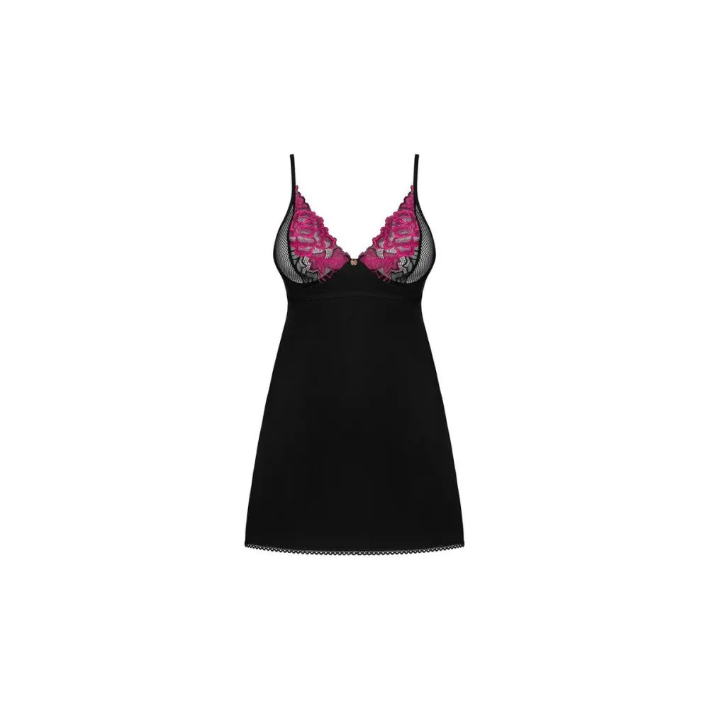 Babydoll & Thong By Obsessive Xs/S-3