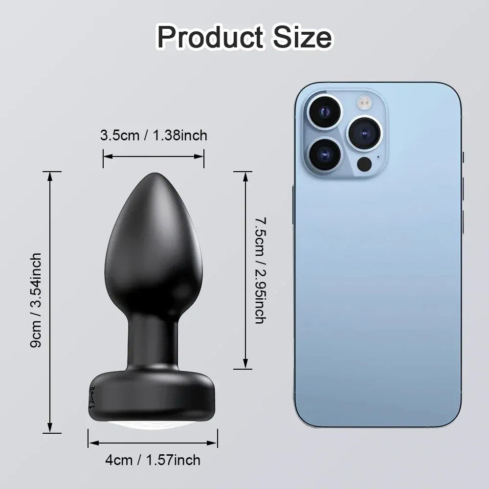 Bluetooth Anal Vibrator Prostate Massager for Enhanced Pleasure-4