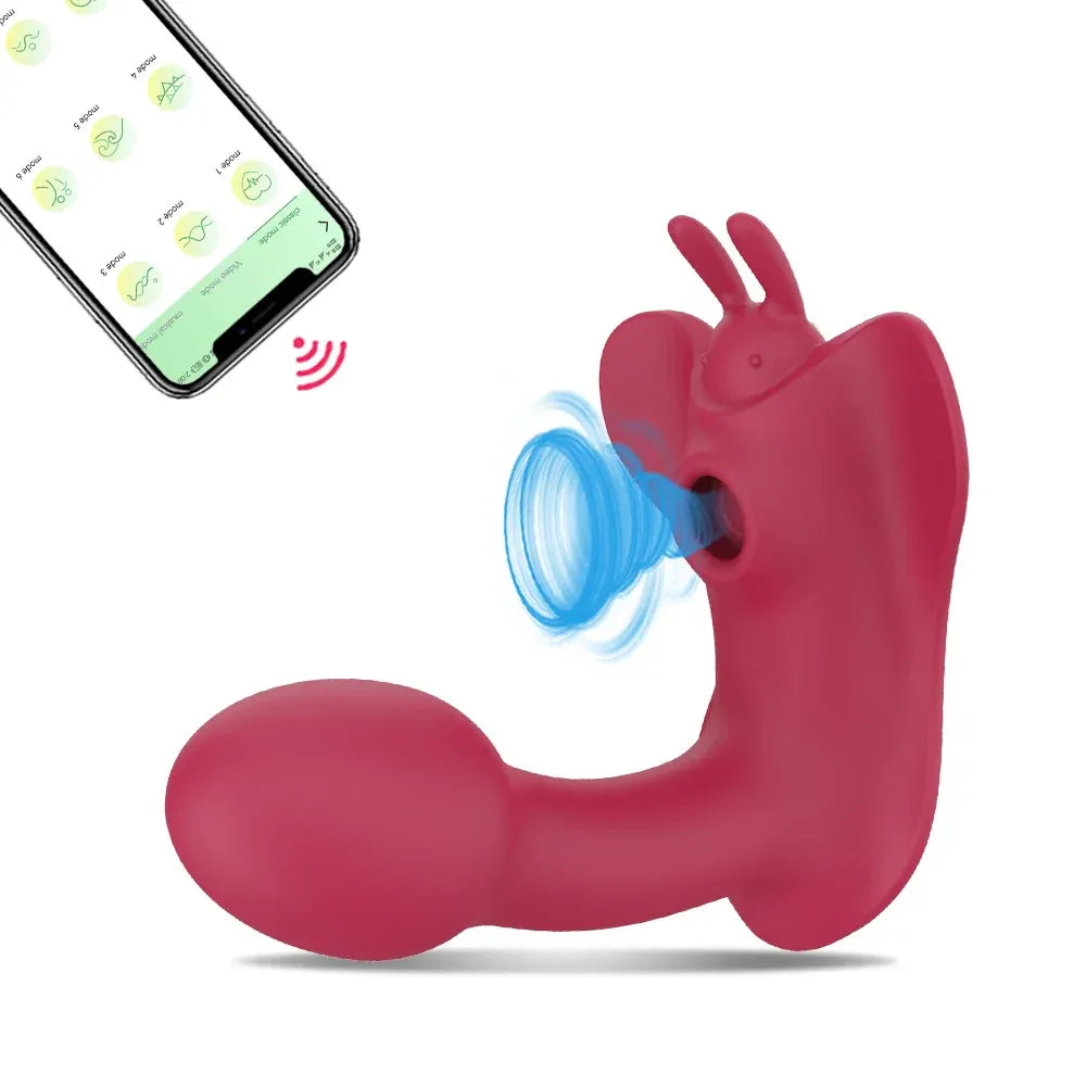 Bluetooth G-Spot Dildo Vibrator for Women-5