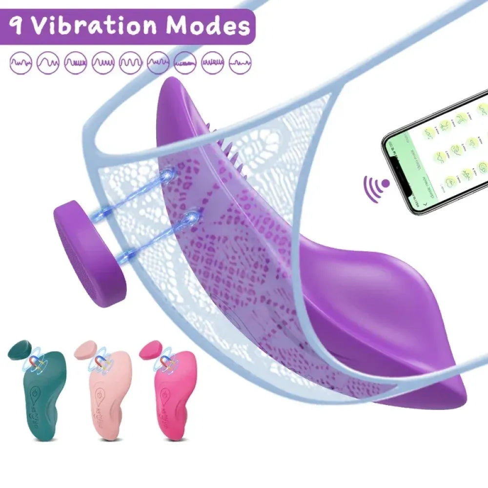 Bluetooth Wearable Vibrator for Women - Magnetic Egg Stimulator-2