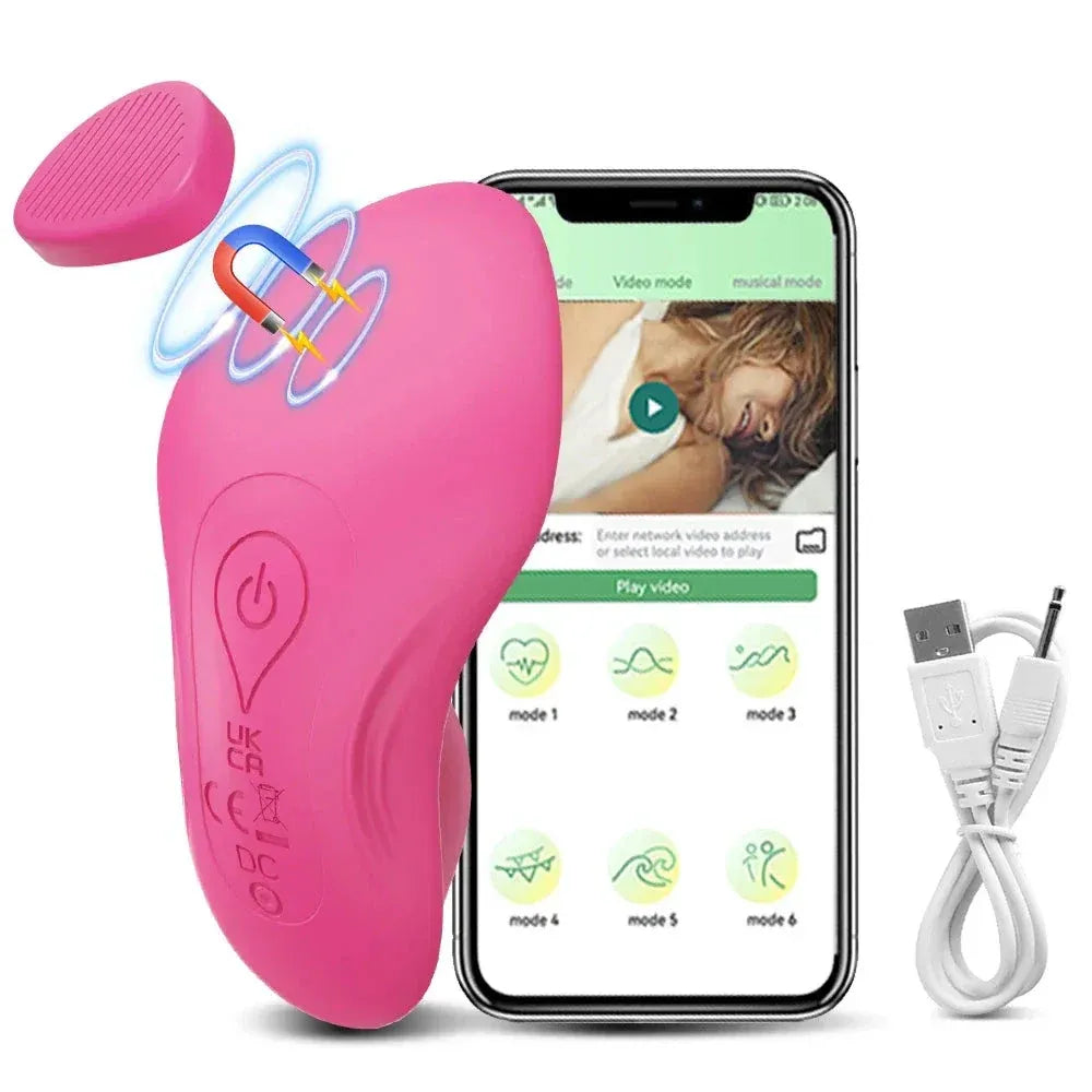 Bluetooth Wearable Vibrator for Women - Magnetic Egg Stimulator-9