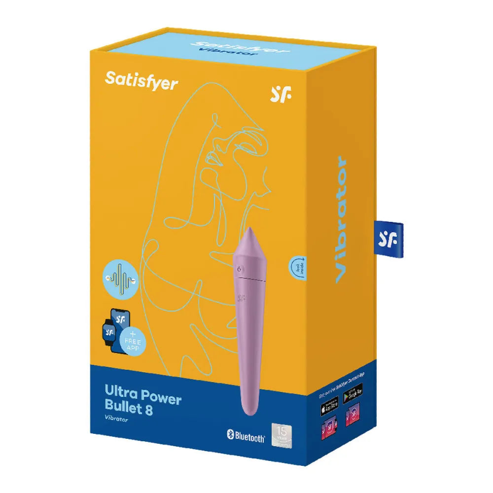 Bullet Vibrator Ultra Power By Satisfyer 8 Lilac-4