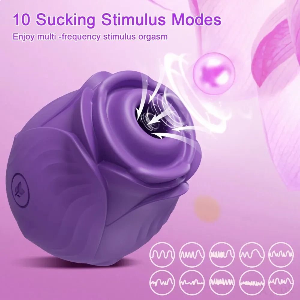 Clit Sucker Vibrator for Women Nipple Clit Stimulation Toy 18-2