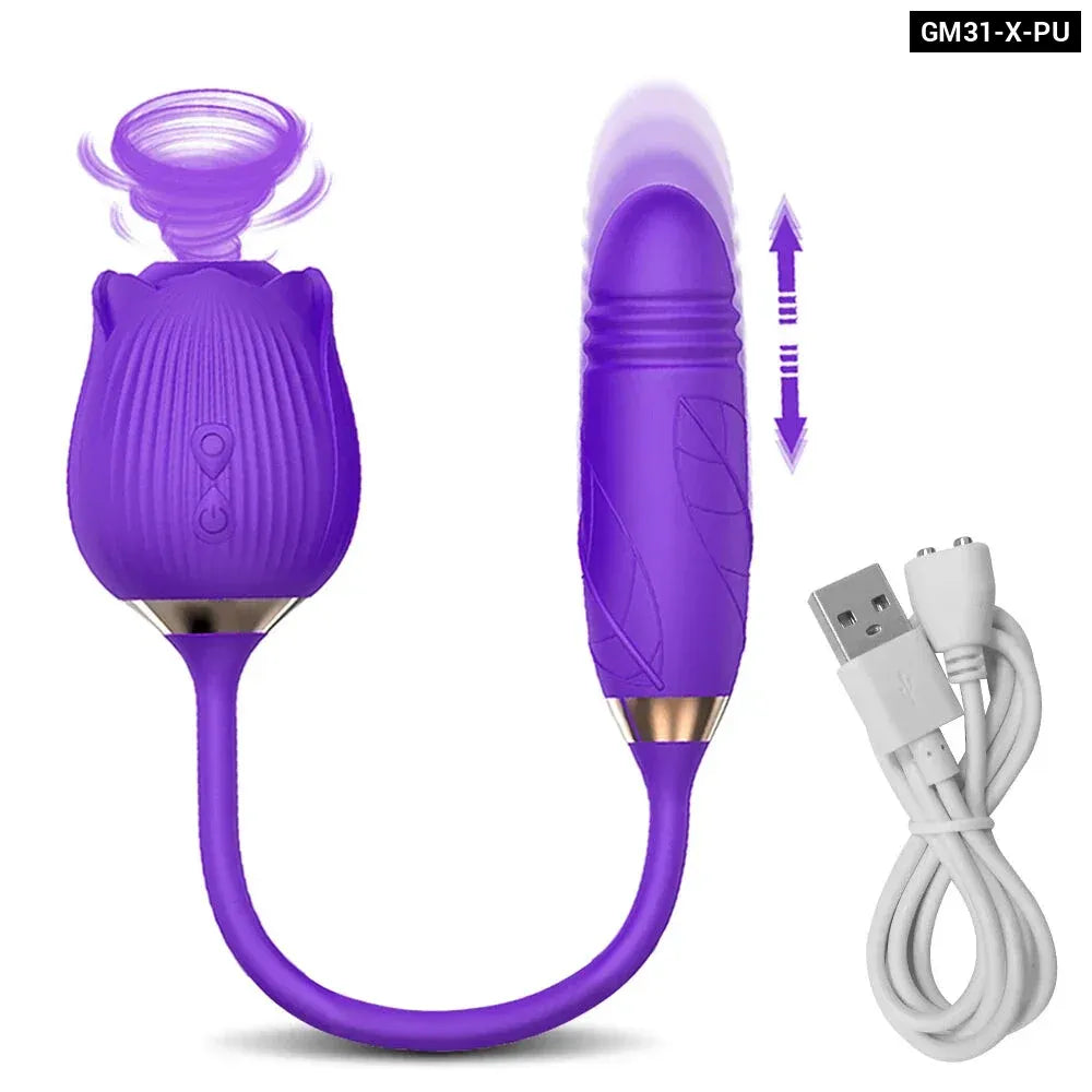 Clit Sucker Vibrator for Women Nipple Clit Stimulation Toy 18-7