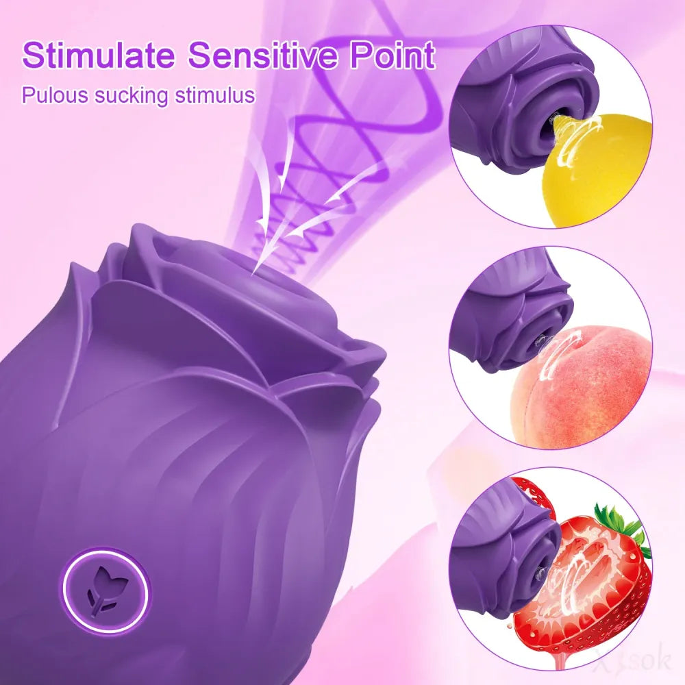 Clit Sucker Vibrator for Women Nipple Clit Stimulation Toy 18-1