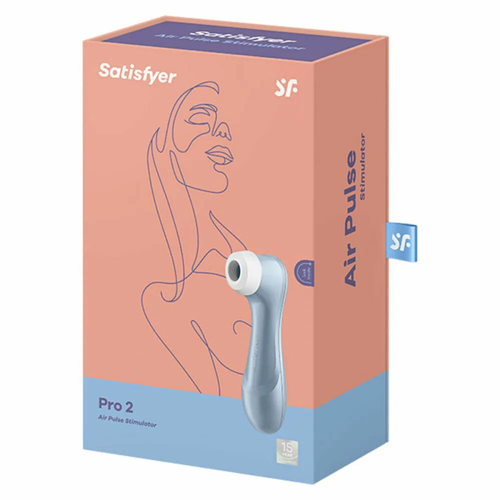 Clitoris Suction Stimulator By Satisfyer Pro 2 Air Pulse Blue-2