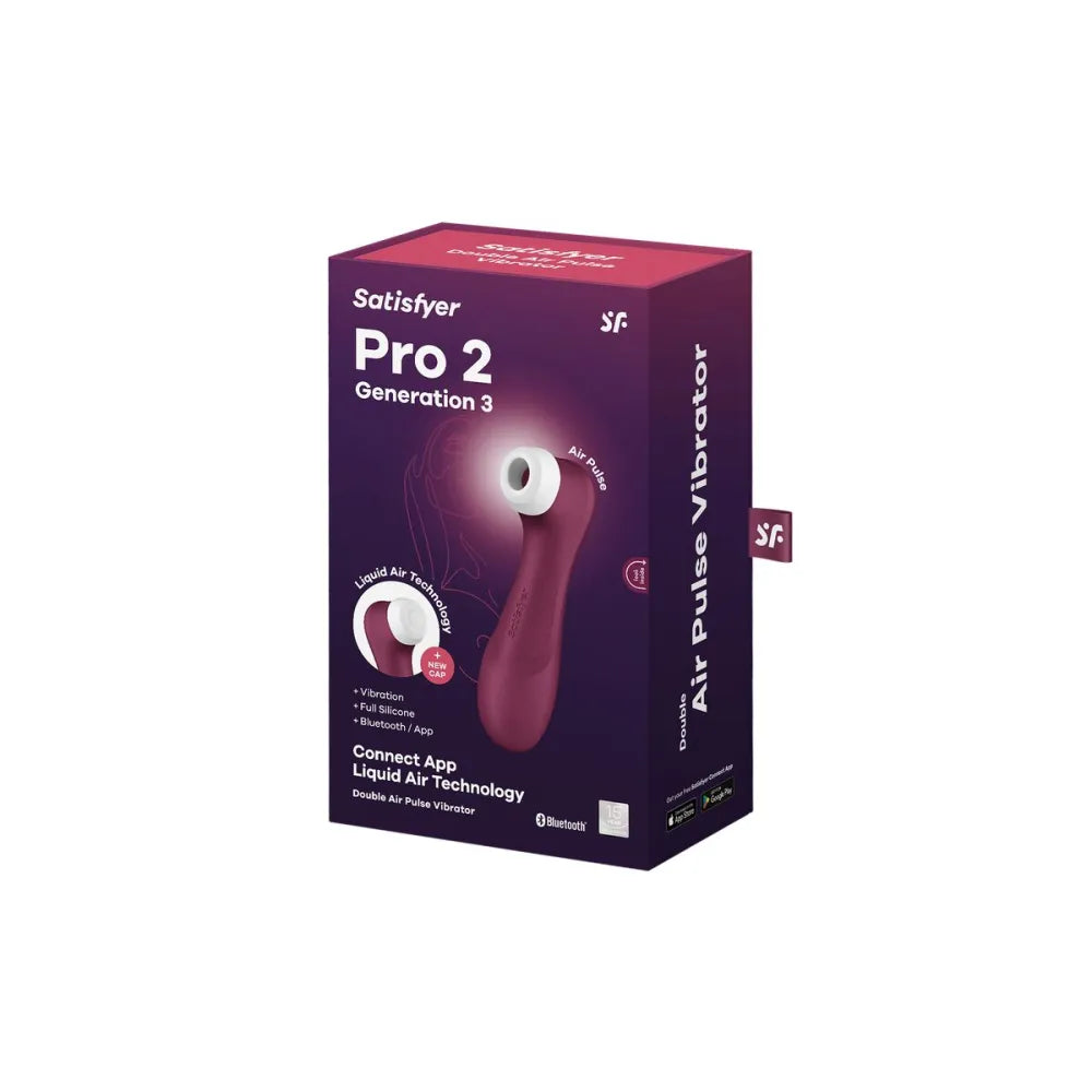 Clitoris Suction Stimulator By Satisfyer Pro 2 Generation 3 Red-1
