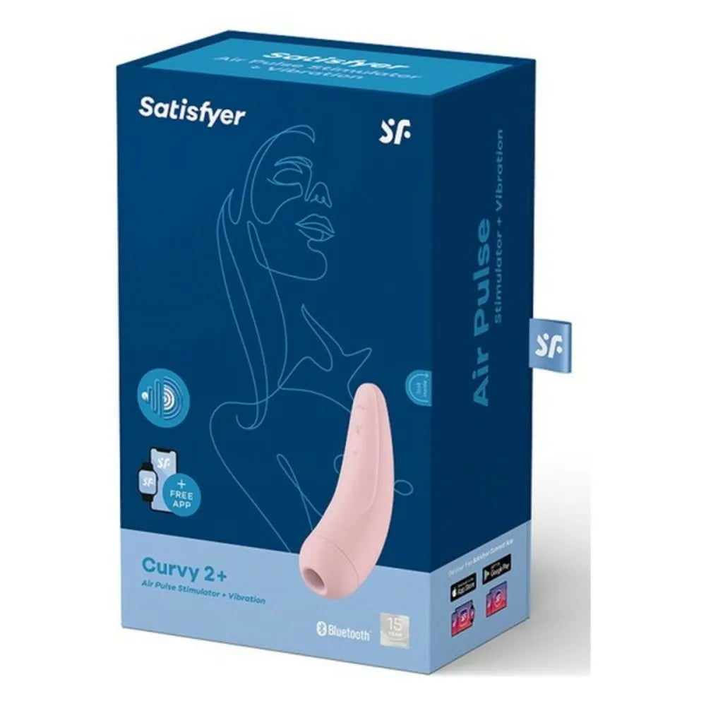 Clitoris Suction Stimulator By Satisfyer Curvy 2 Pink-1