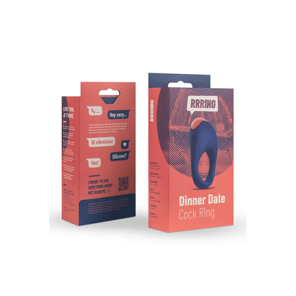 Cock Ring By Feelztoys Rrring Dinner Date Vibrator (30 Mm)-4