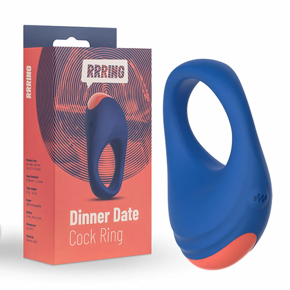 Cock Ring By Feelztoys Rrring Dinner Date Vibrator (30 Mm)-0