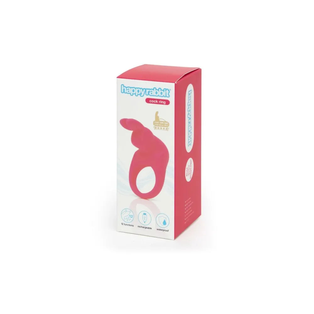 Cock Ring By Happy Rabbit Pink-1