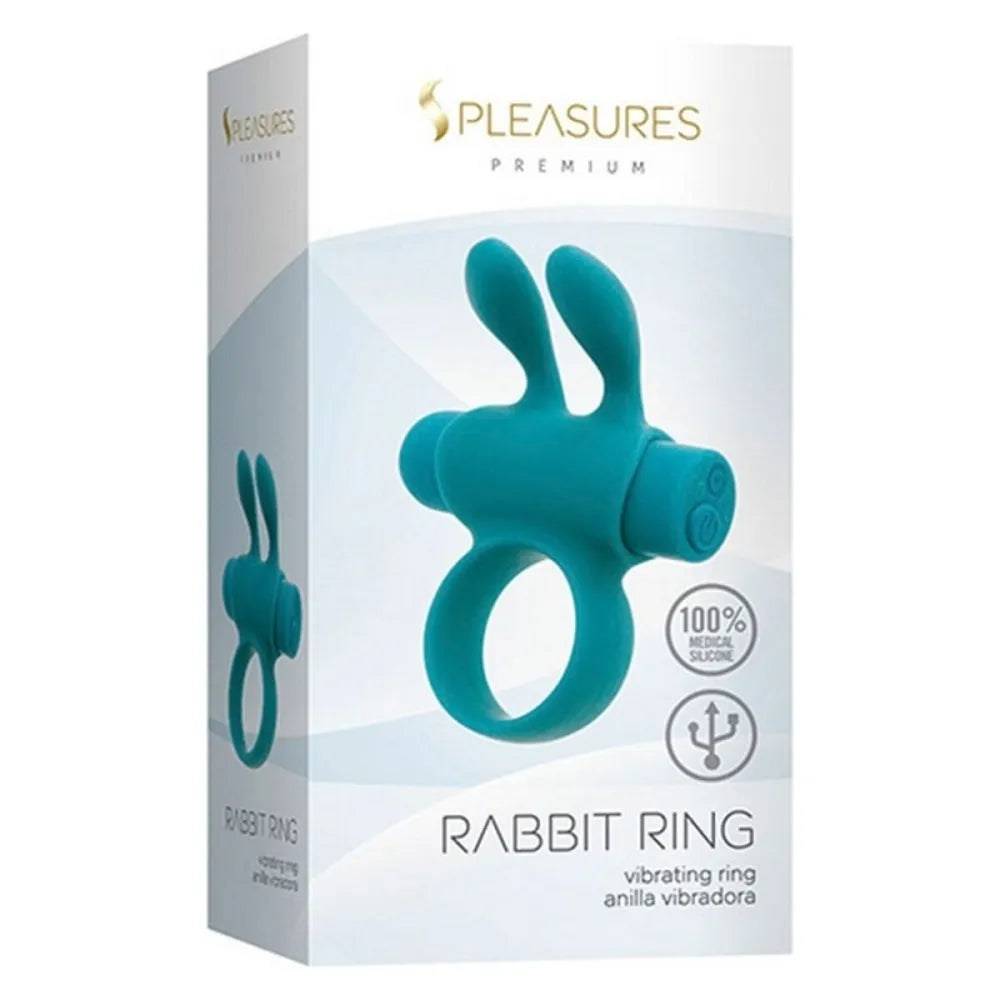 Cock Ring By S Pleasures 7326513 Turquoise-1