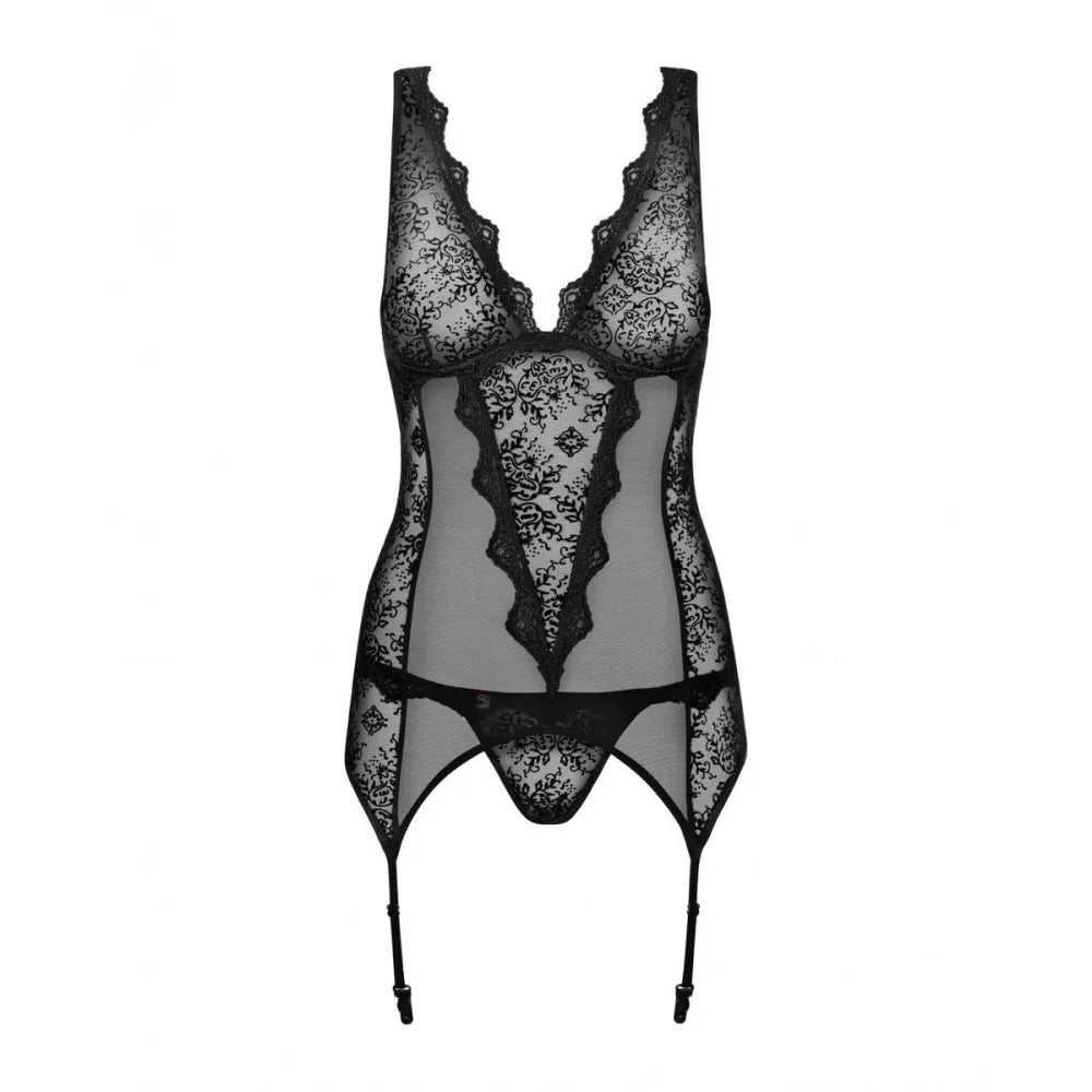 Corset By Obsessive Emperita Black-2