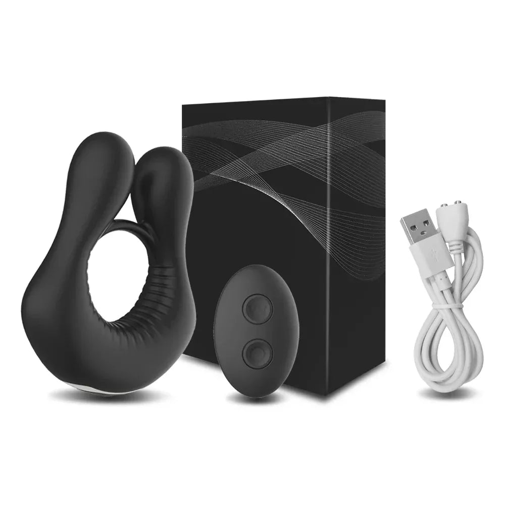 Delay Ejaculation Vibrating Cock Ring for Men-6