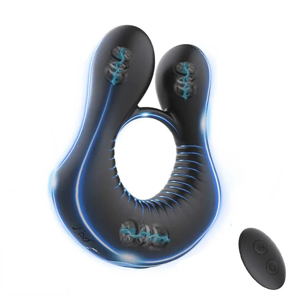 Delay Ejaculation Vibrating Cock Ring for Men-0