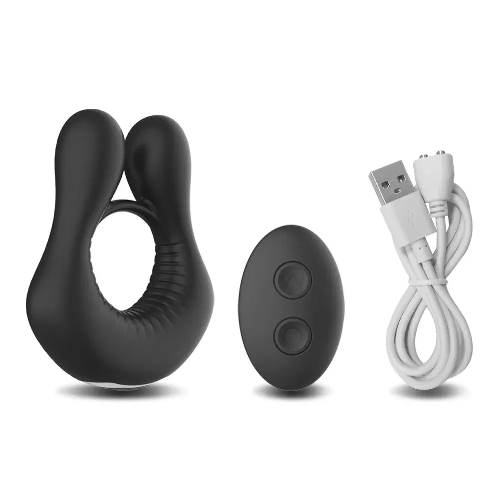 Delay Ejaculation Vibrating Cock Ring for Men-5
