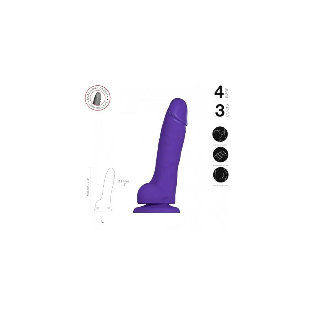Dildo By Strap-On-Me 6015919 Purple L-2