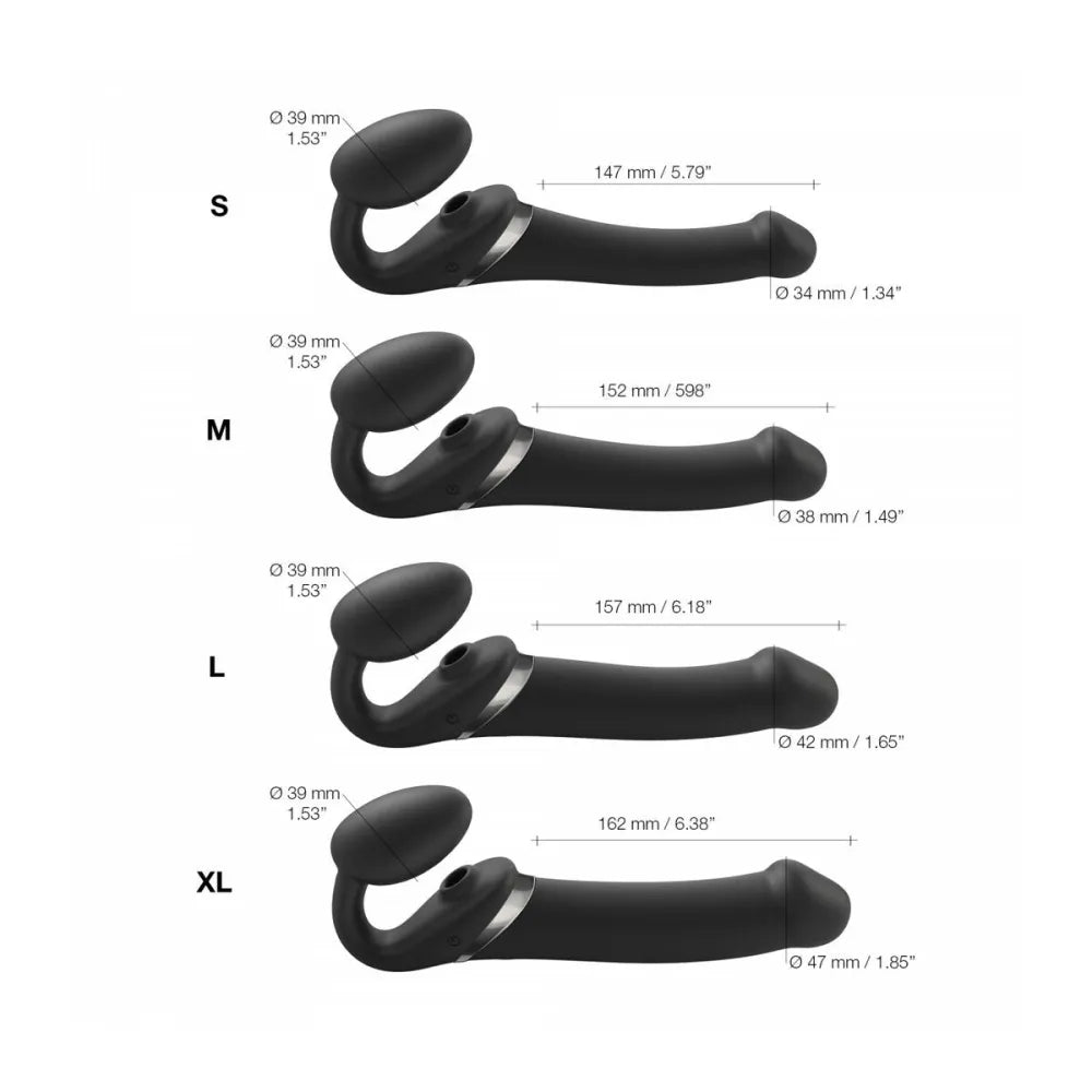 Dildo By Straponme 6017364 Black L-3