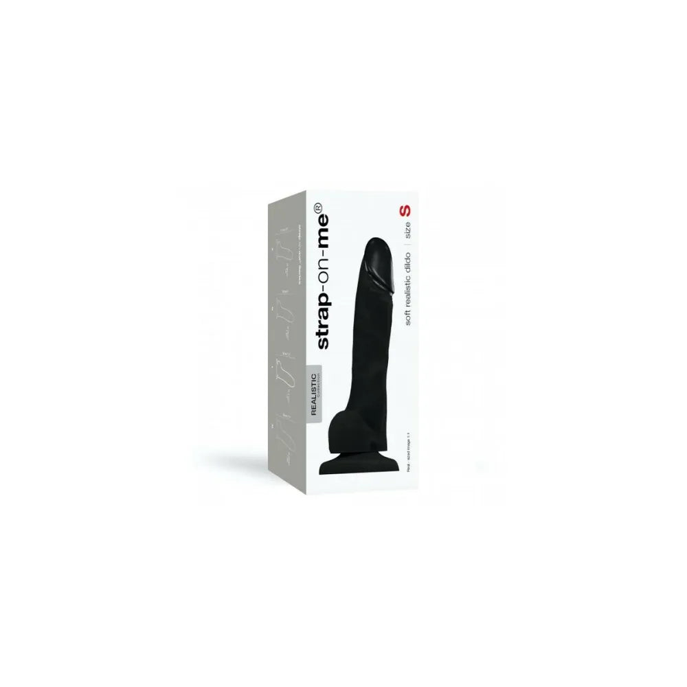 Dildo By Straponme Realistic Black S-3