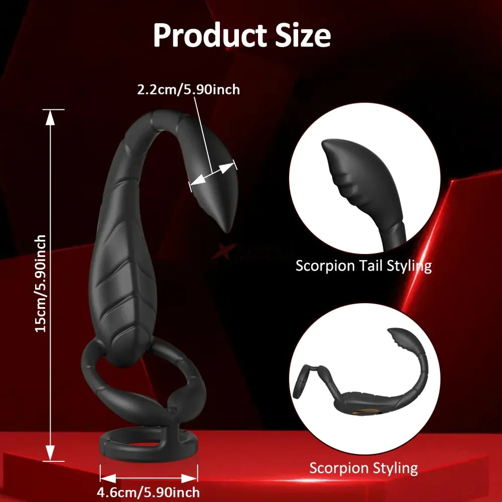 Double Ring Prostate Vibrator for Men - Delay Ejaculation-4