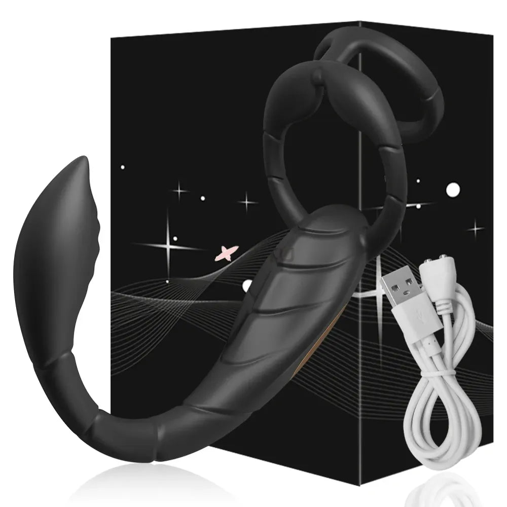 Double Ring Prostate Vibrator for Men - Delay Ejaculation-6