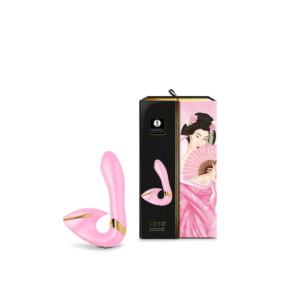 Dual Stimulation Vibe By Shunga Soyo Light Pink-3