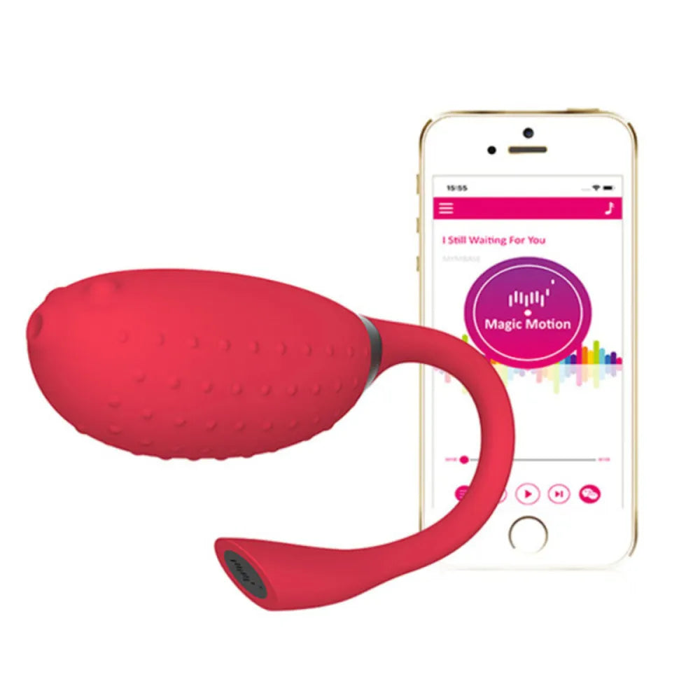 Egg Vibrator By Magic Motion Fugu Red-0