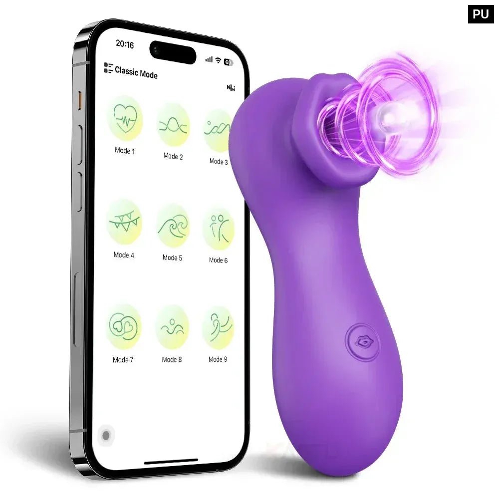 Female Clit Sucker Vibrator Vacuum Nipple Stimulator for Couples-5