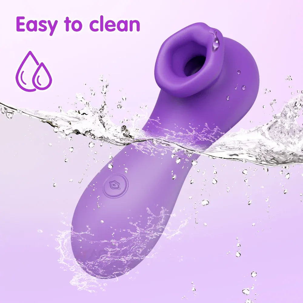 Female Clit Sucker Vibrator Vacuum Nipple Stimulator for Couples-4