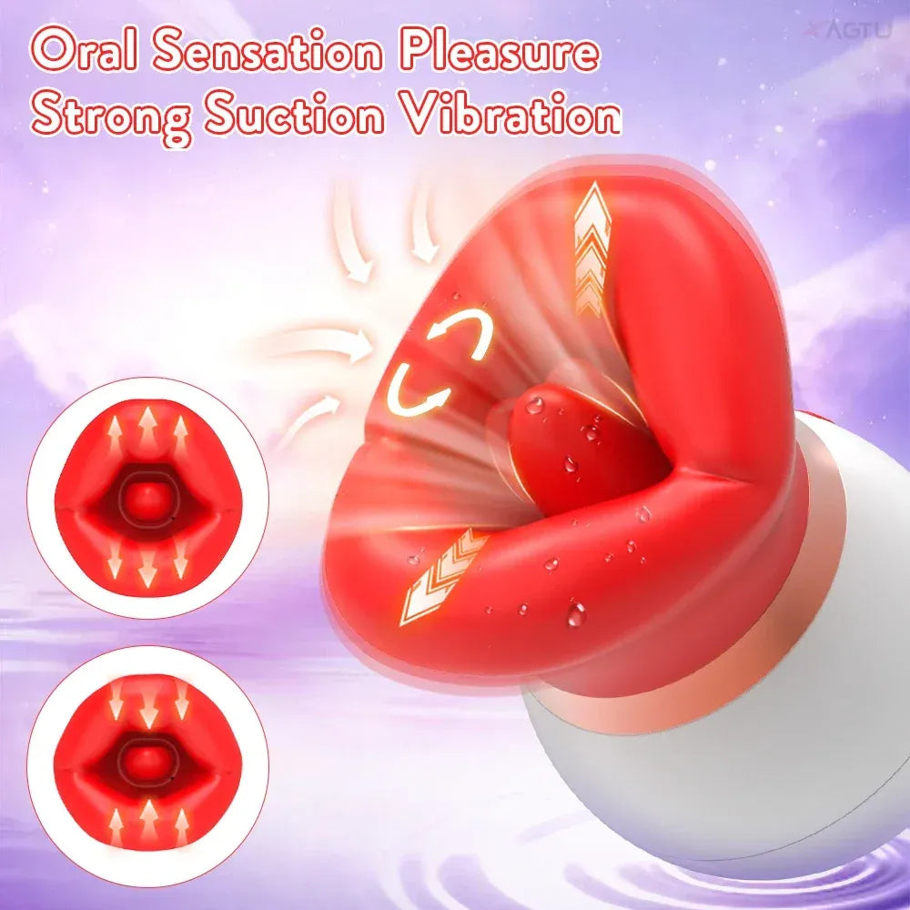 Female G Spot Vibrator for Oral Stimulation-4
