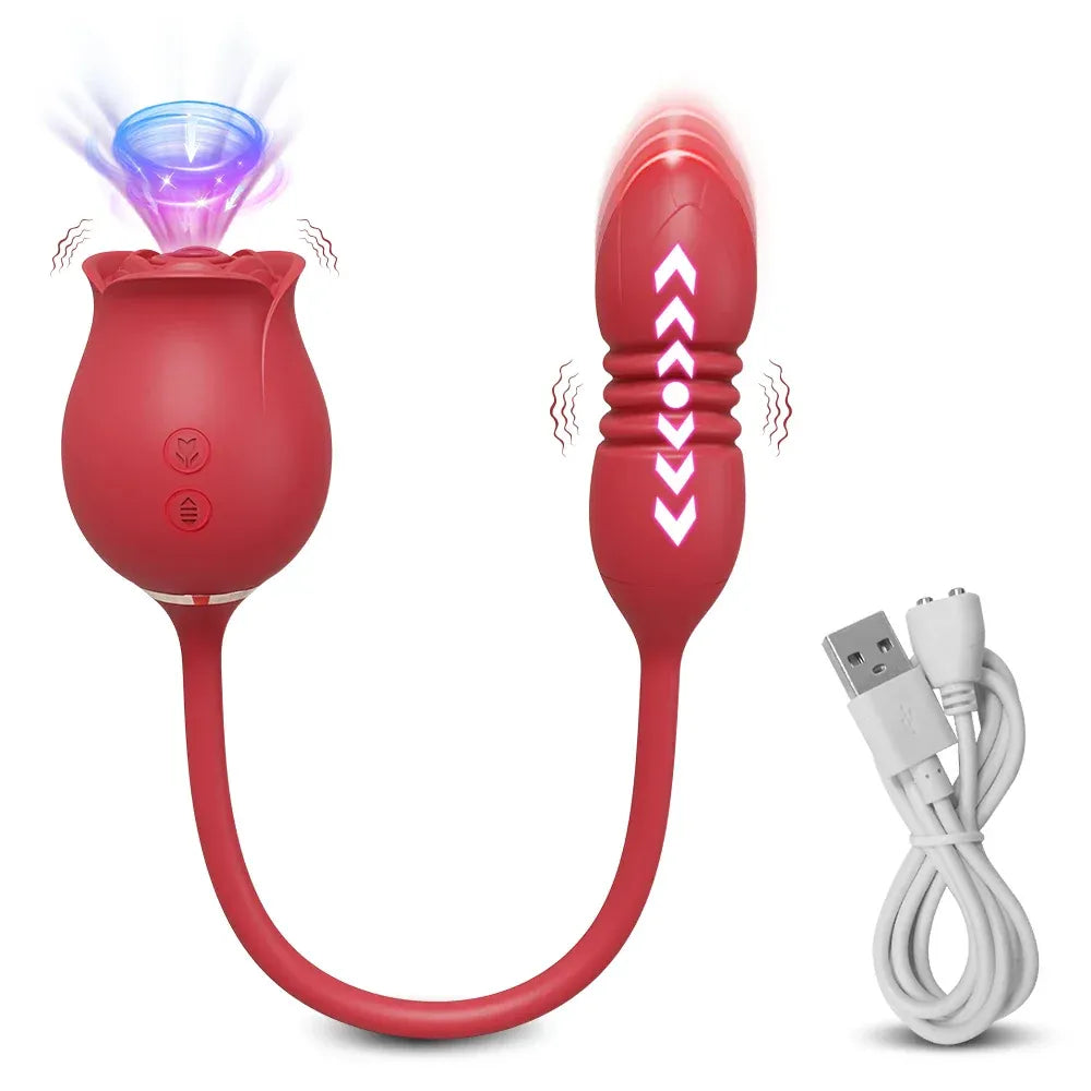 Female Masturbator Clit Sucker Vibrating Egg Nipple Stimulator-0