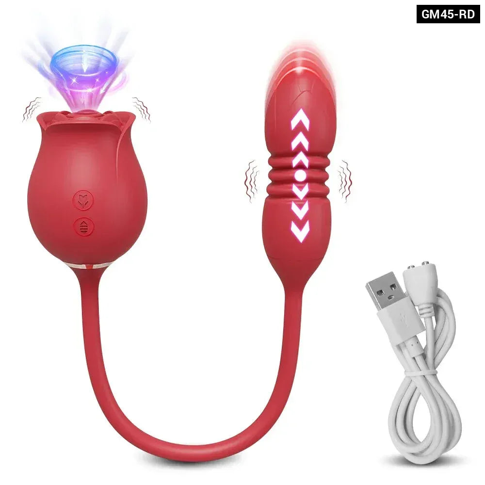 Female Masturbator Clit Sucker Vibrating Egg Nipple Stimulator-5