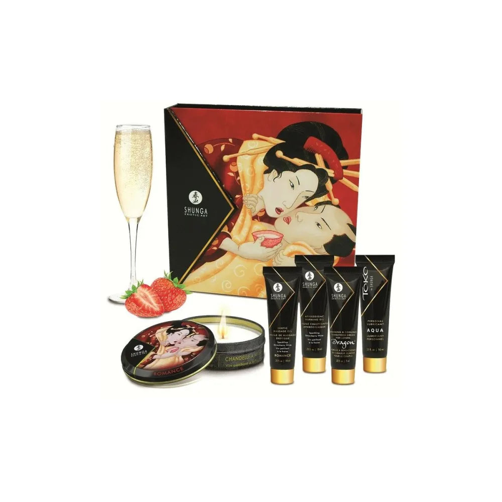 Geisha Sparkling Strawberry Wine By Shunga Sh8208-0