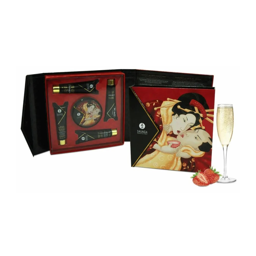 Geisha Sparkling Strawberry Wine By Shunga Sh8208-2