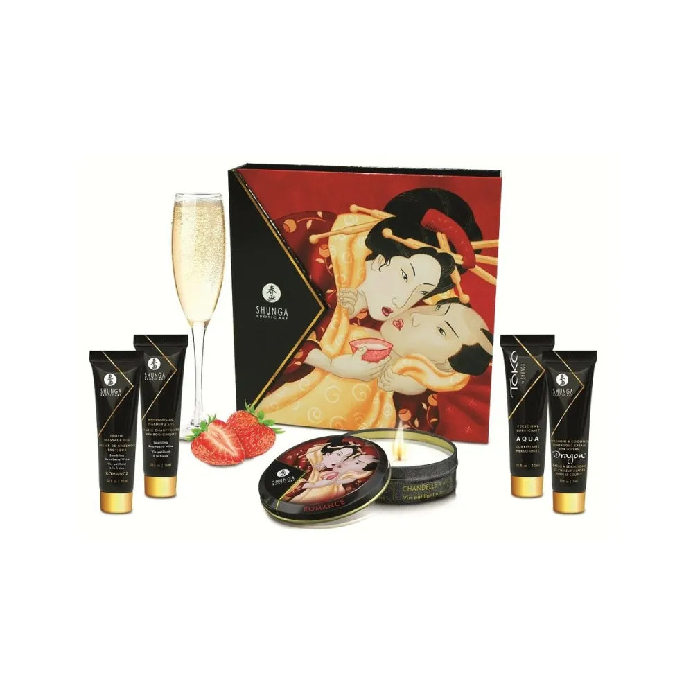 Geisha Sparkling Strawberry Wine By Shunga Sh8208-1