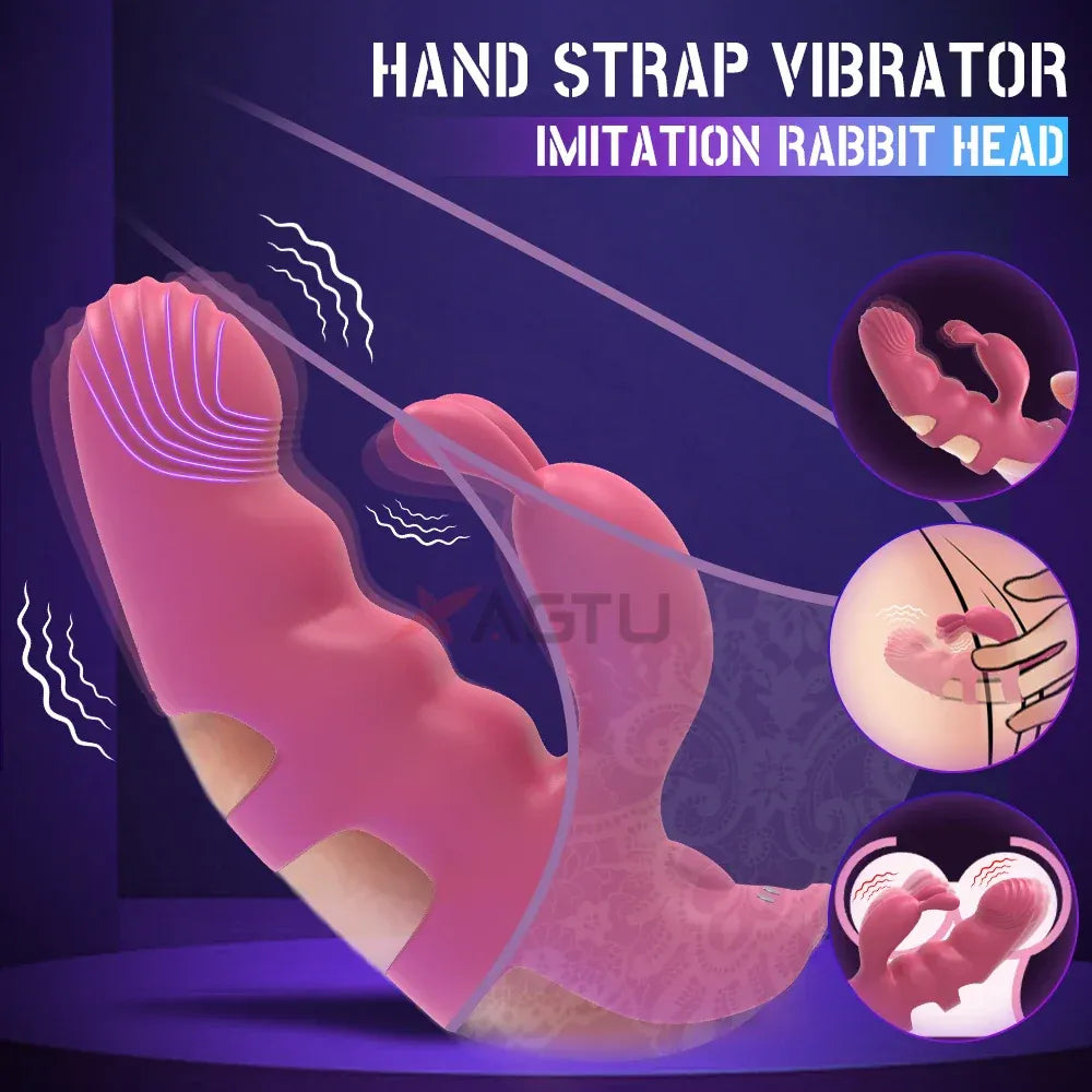 Heated Finger Vibrator for Couples - Clitoral & G-Spot Stimulation-4