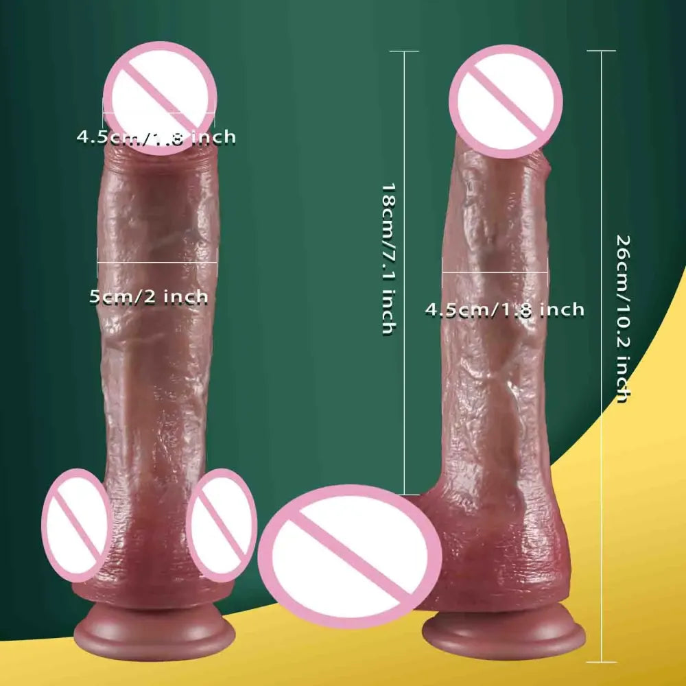 Heated Thrusting Dildo for G-Spot Stimulation-6