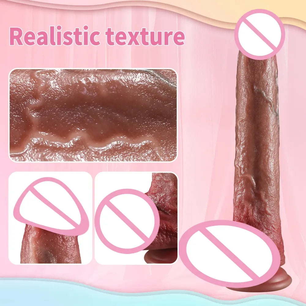 Heated Thrusting Dildo for G-Spot Stimulation-4