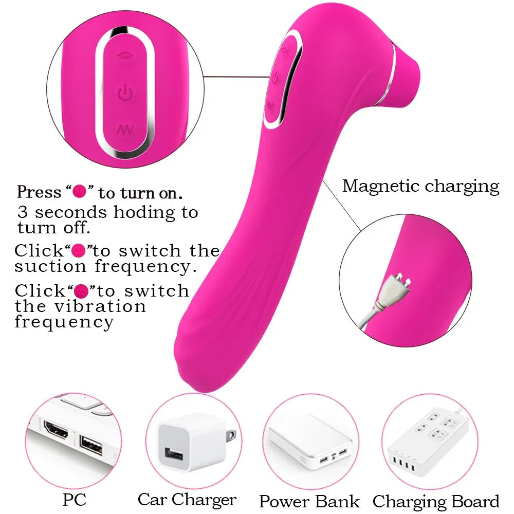 Intense Clit Sucking Vibrator for Couples-2