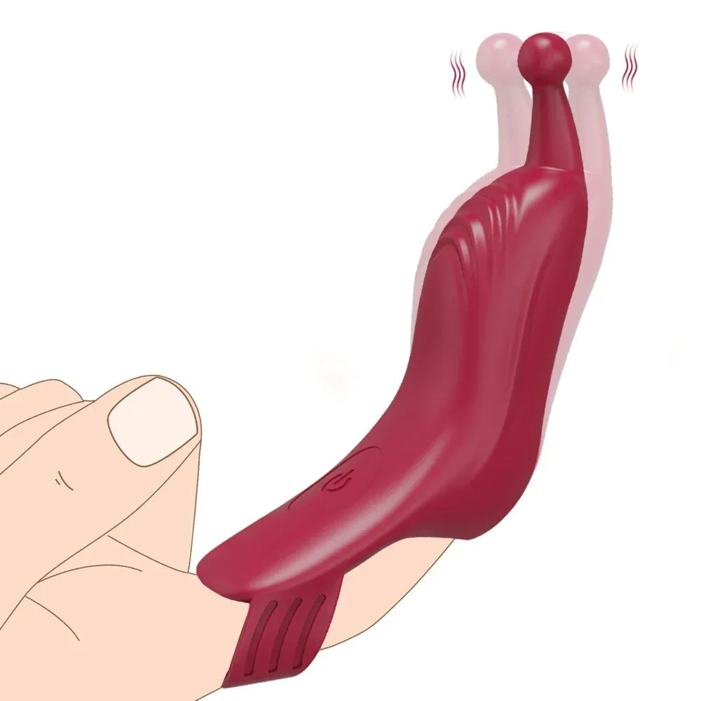 Intense Finger Vibrator for Women - Nipple & Clit Stimulation - Couples' Sex Toy-1