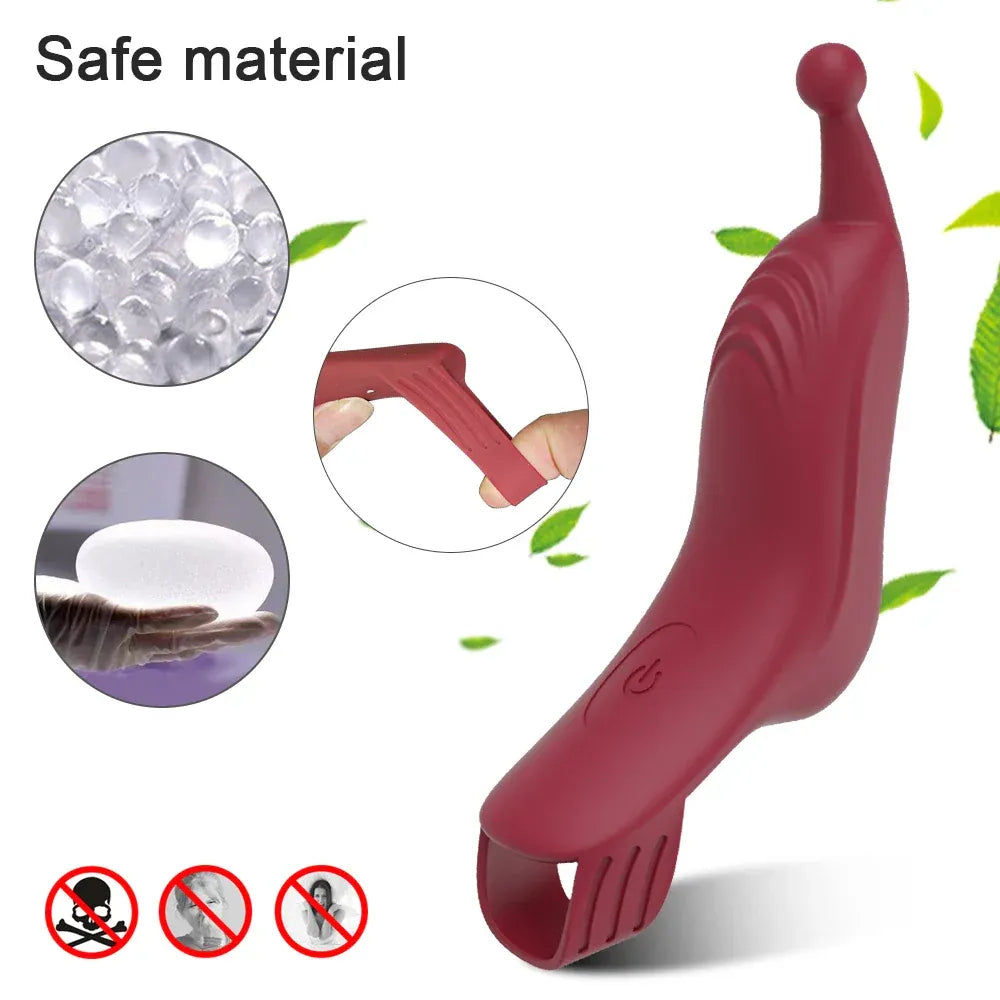 Intense Finger Vibrator for Women - Nipple & Clit Stimulation - Couples' Sex Toy-4